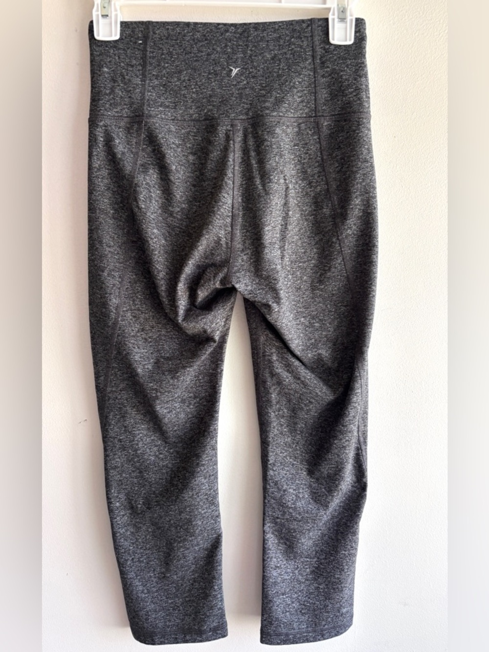 Old Navy Leggings Active Go-Dry High Waisted S Cropped Heather Gray Athleisure - Picture 5 of 11